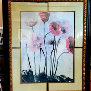 Large Floral / Poppy Picture